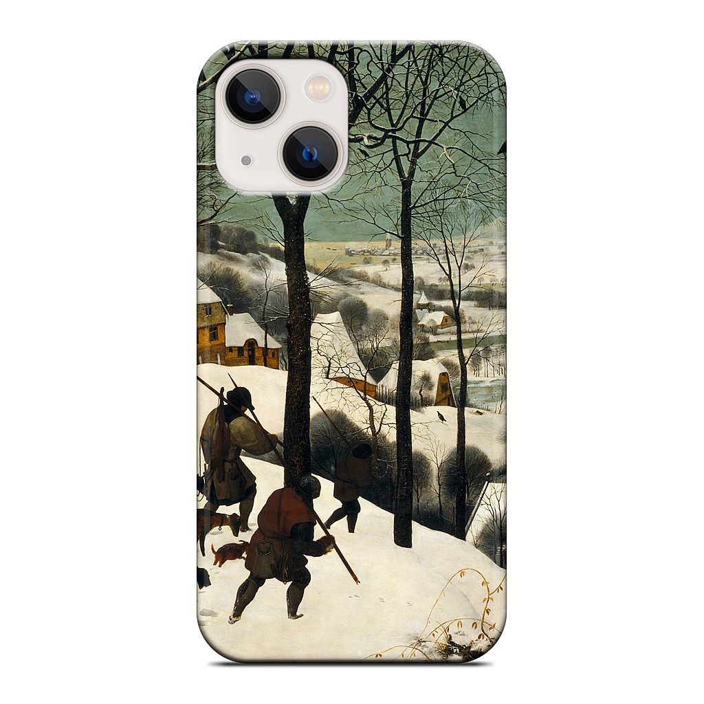Hunters in the Snow iPhone Case