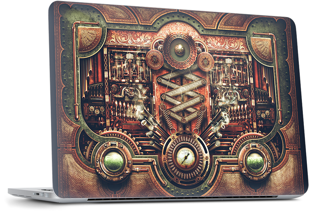 Steampunk Motherboard Dell Laptop Skin