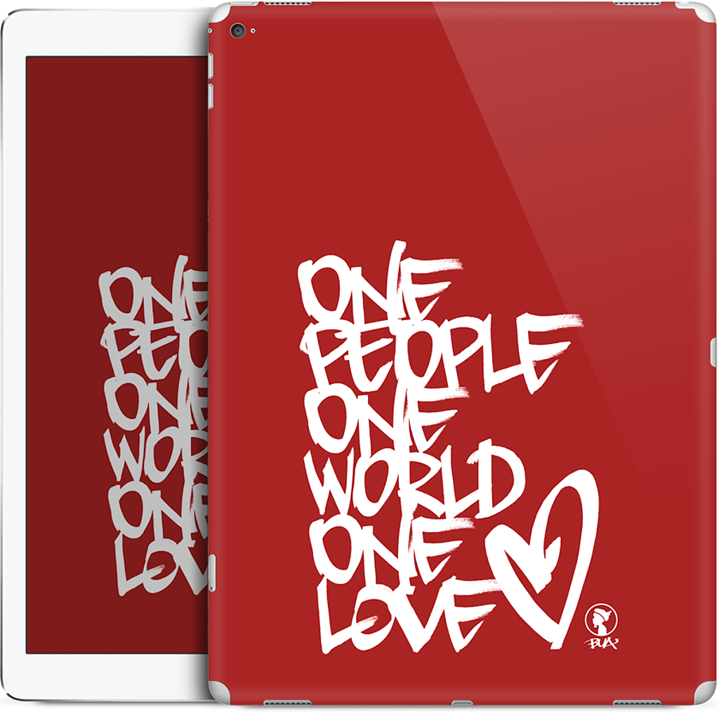 One People, One World, One Love iPad Skin