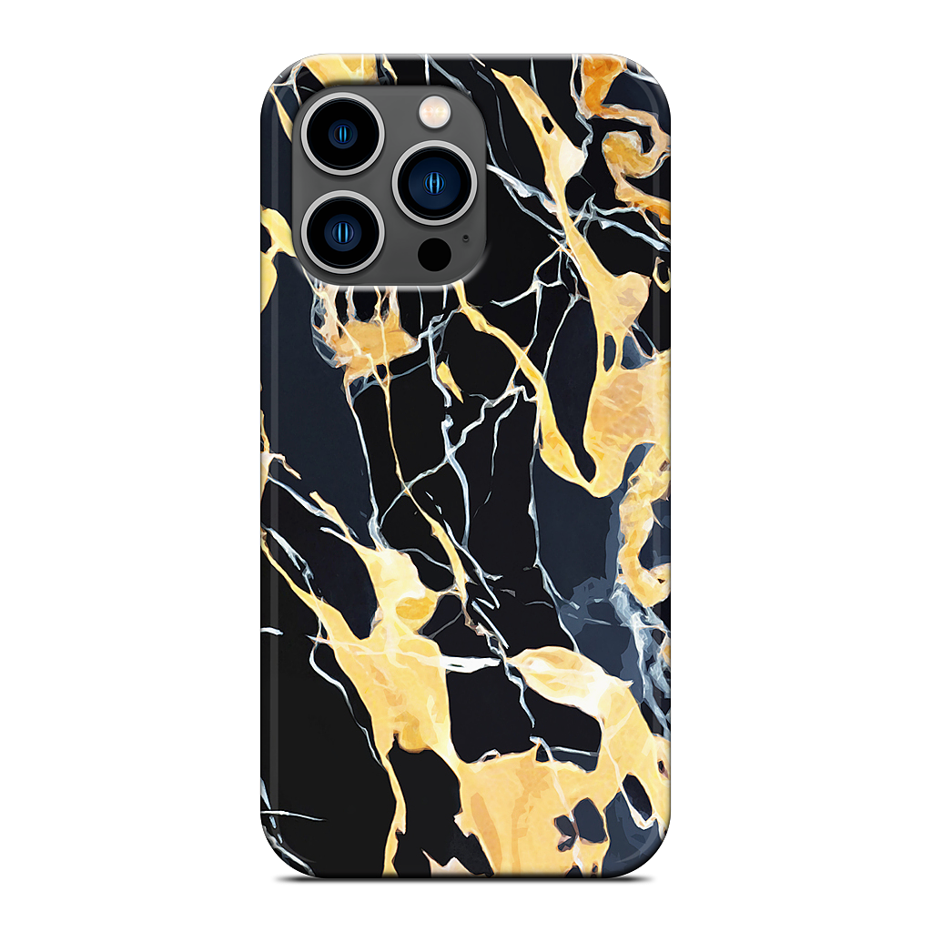 Black Marble iPhone Case
