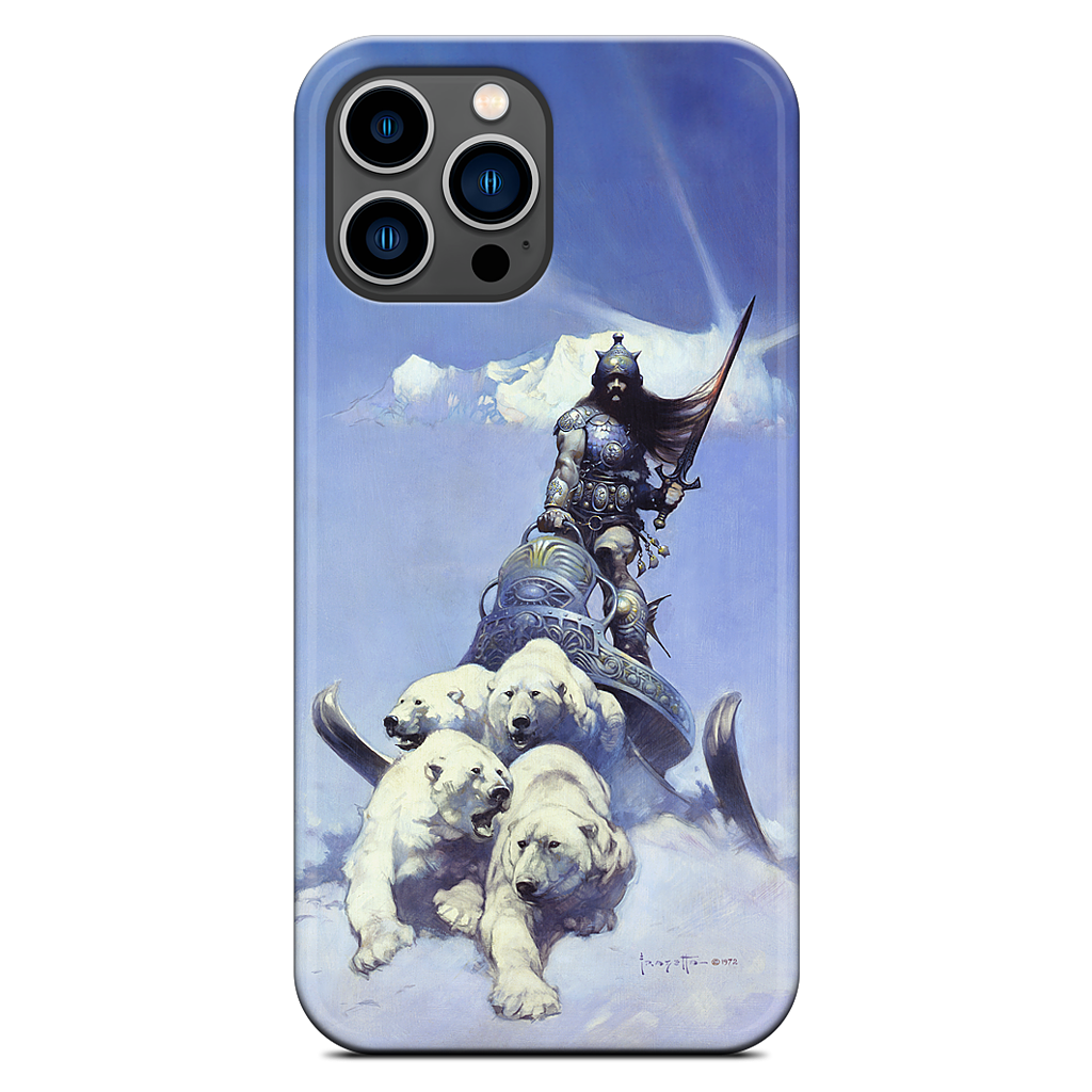 Silver Warrior iPhone Case