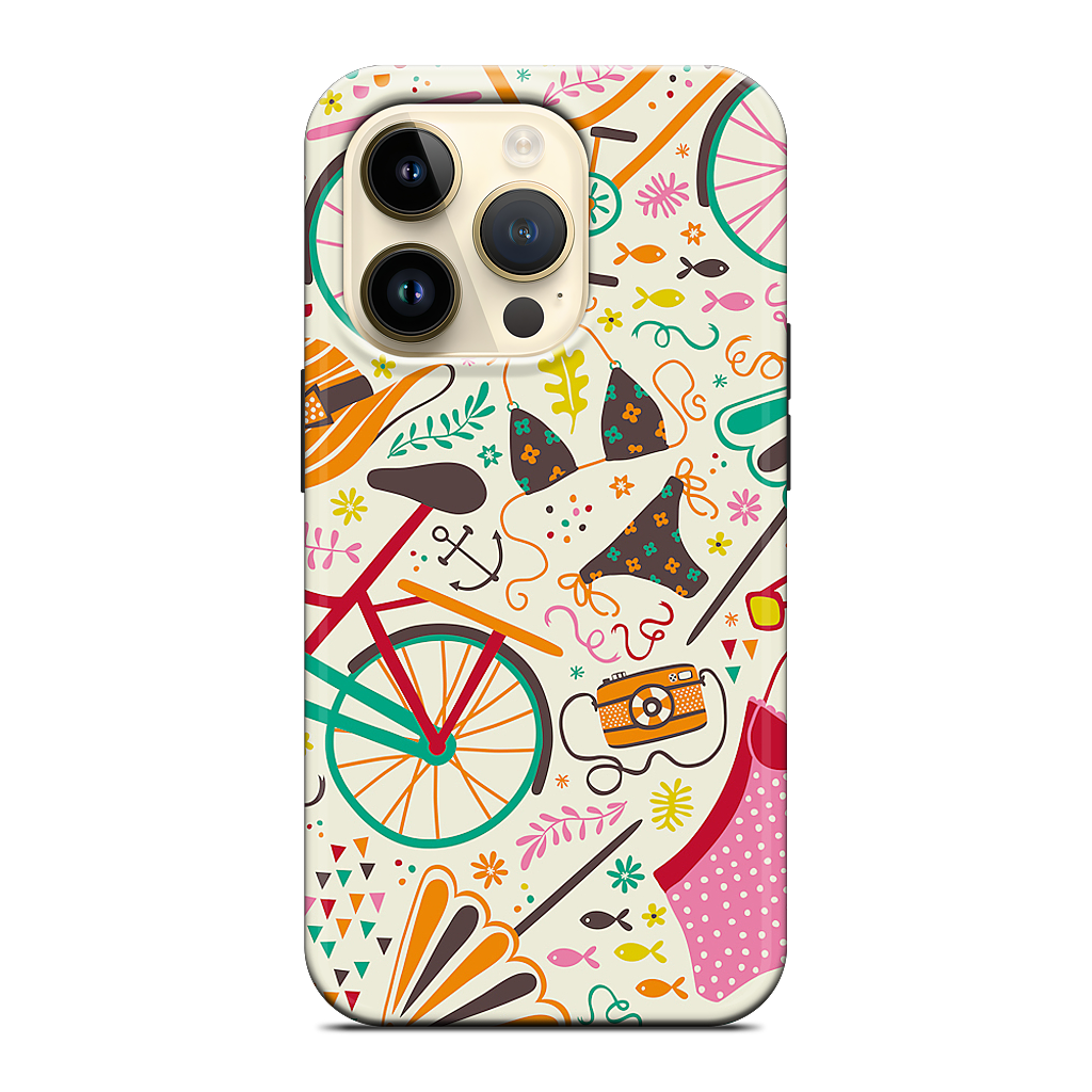 Seaside Cycle iPhone Case