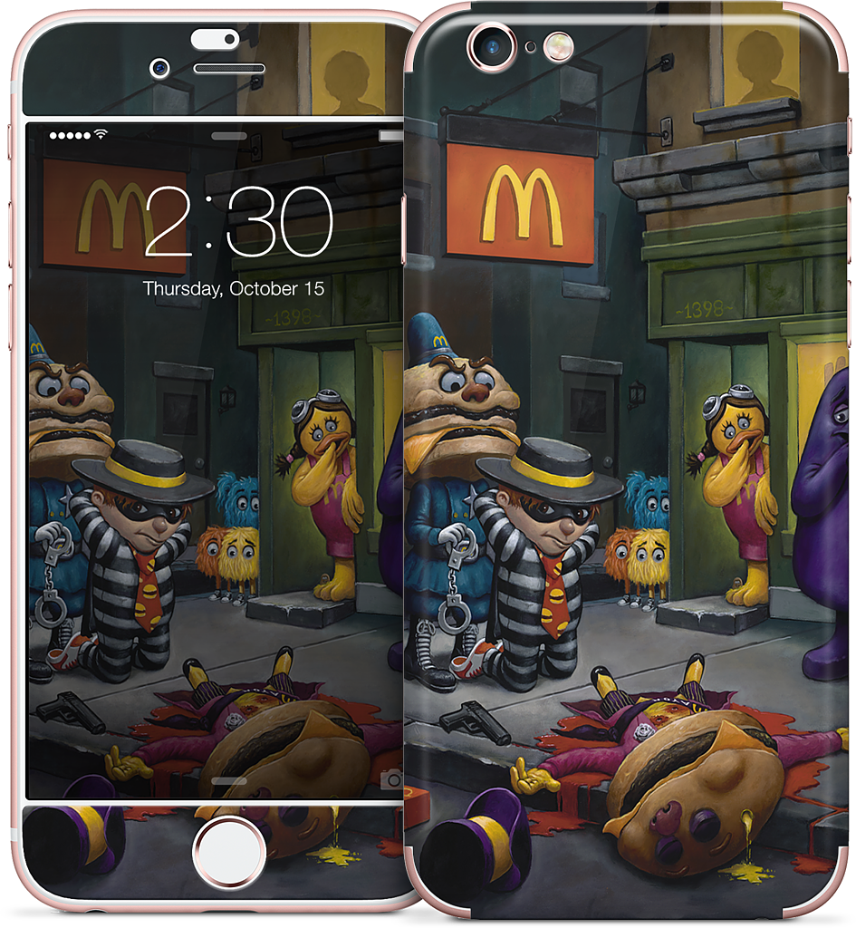 McCheese Gets Greased iPhone Skin