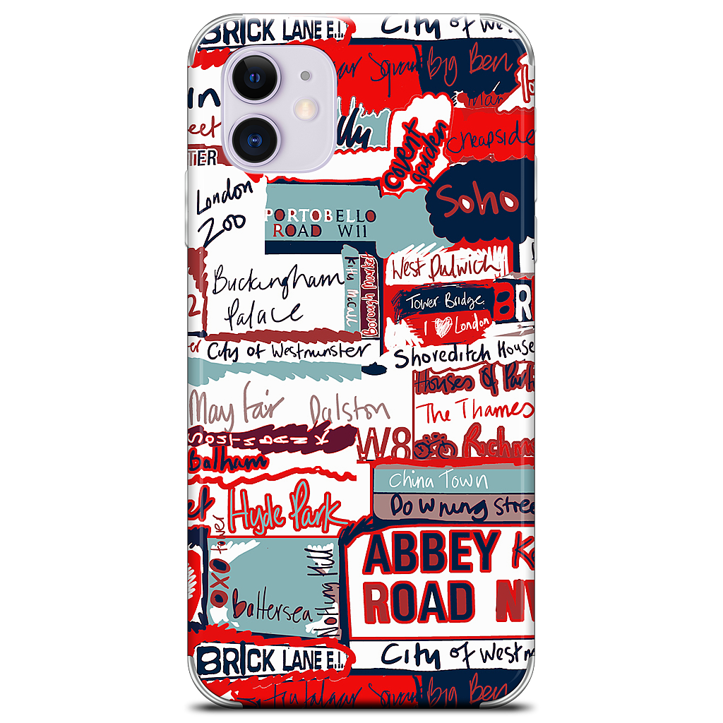 London Words iPhone Skin