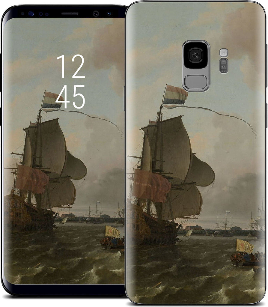 The Warship Brielle on the Maas Rotterdam Samsung Skin