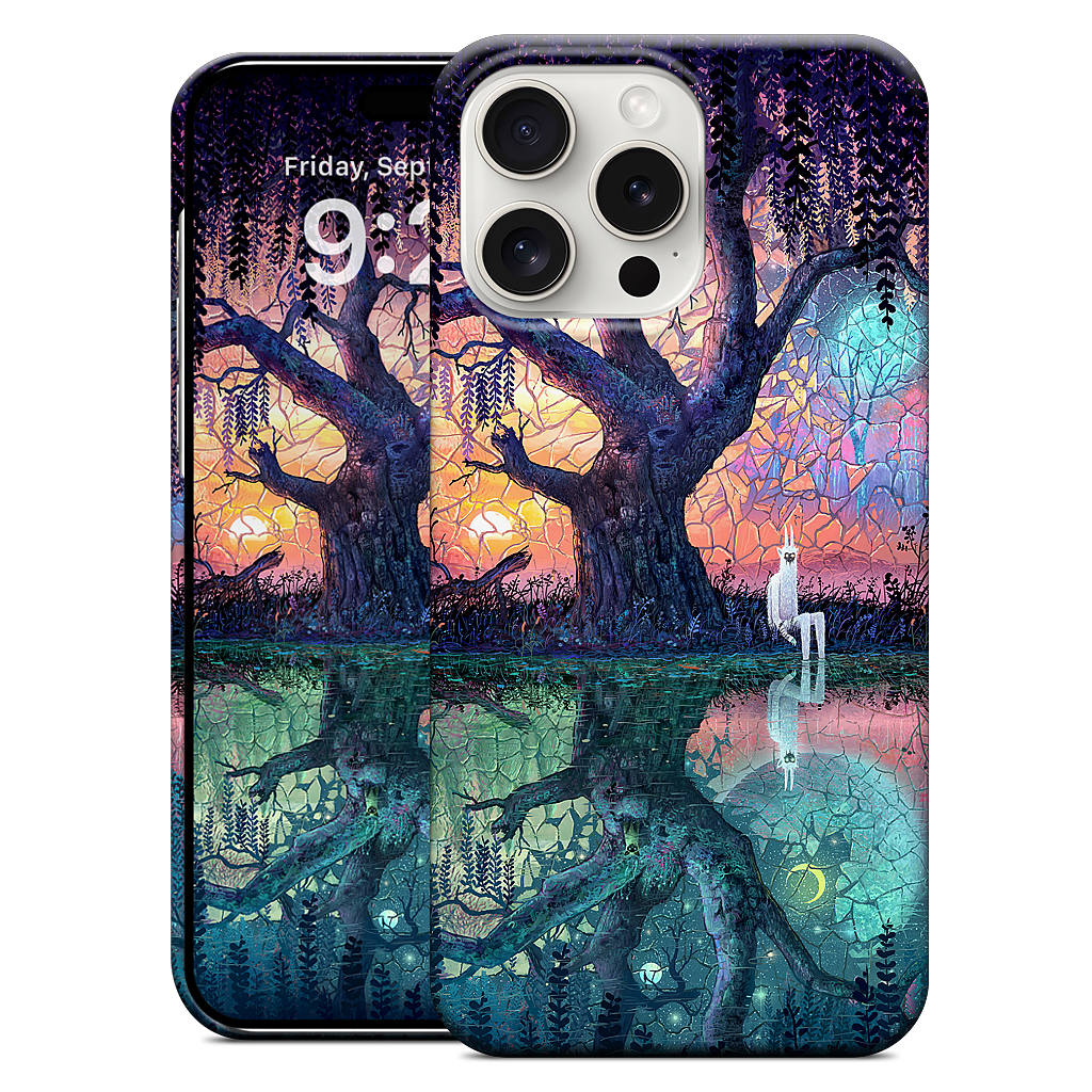 On the Banks of Broken Worlds iPhone Case