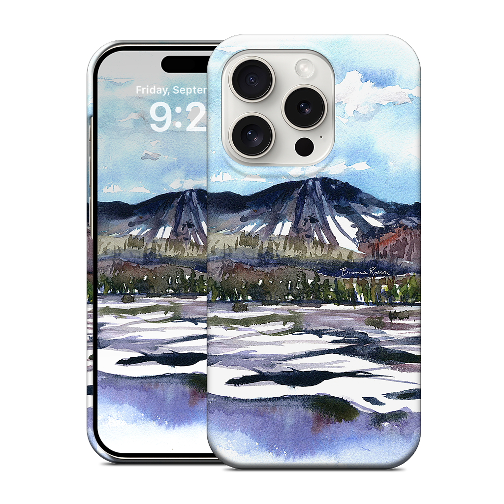 Ski Mountain iPhone Case