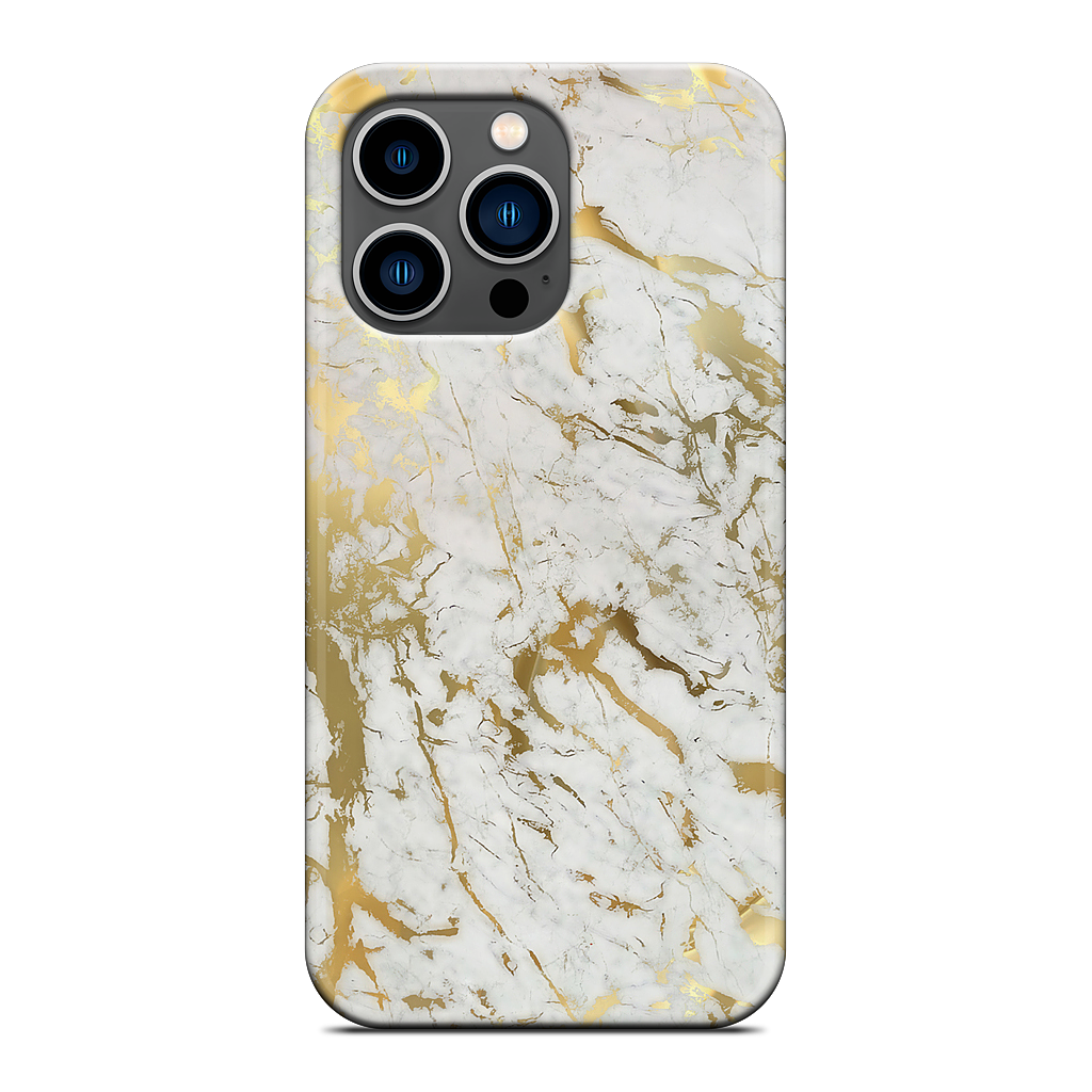 Gold Marble iPhone Case