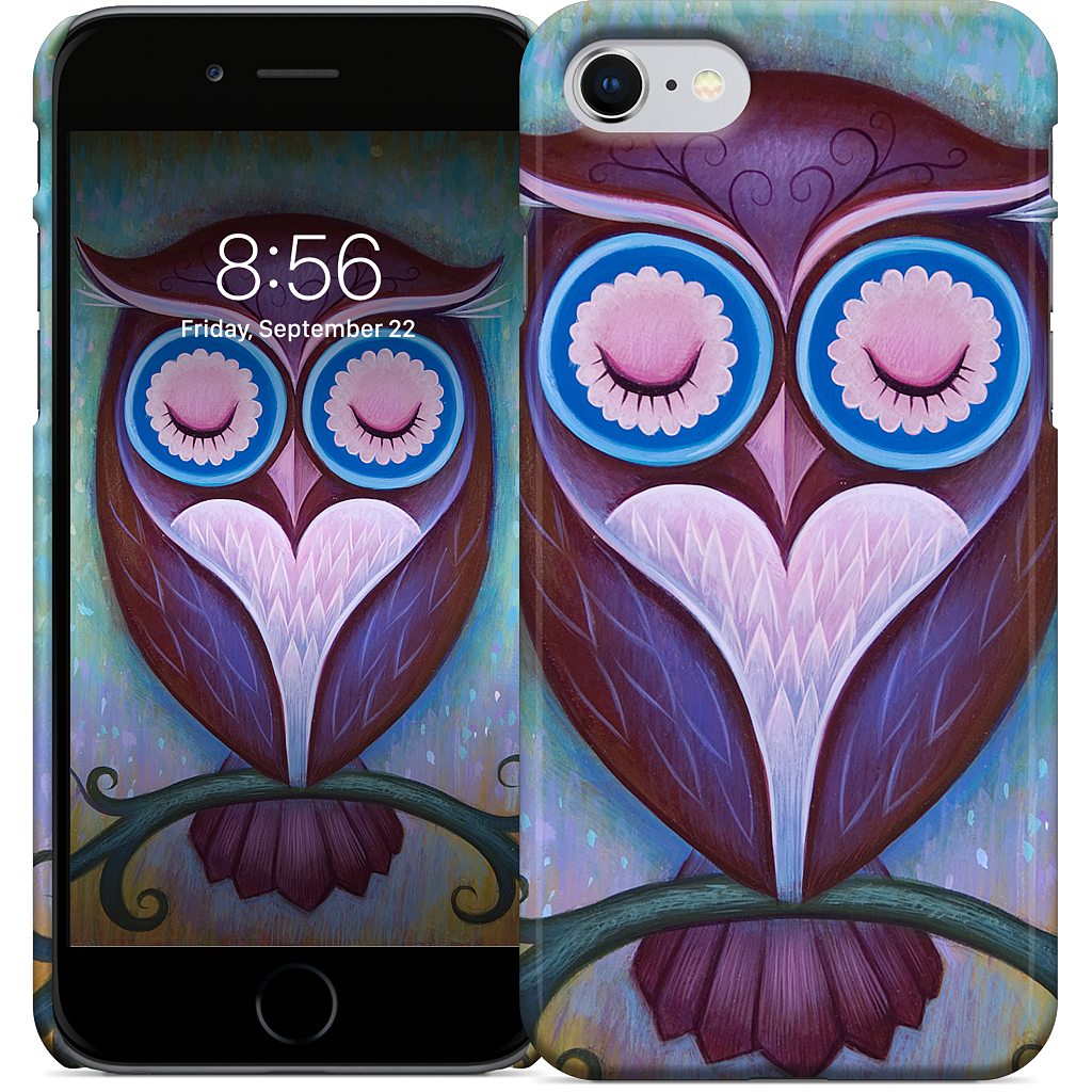 Sleepy Owl iPhone Case