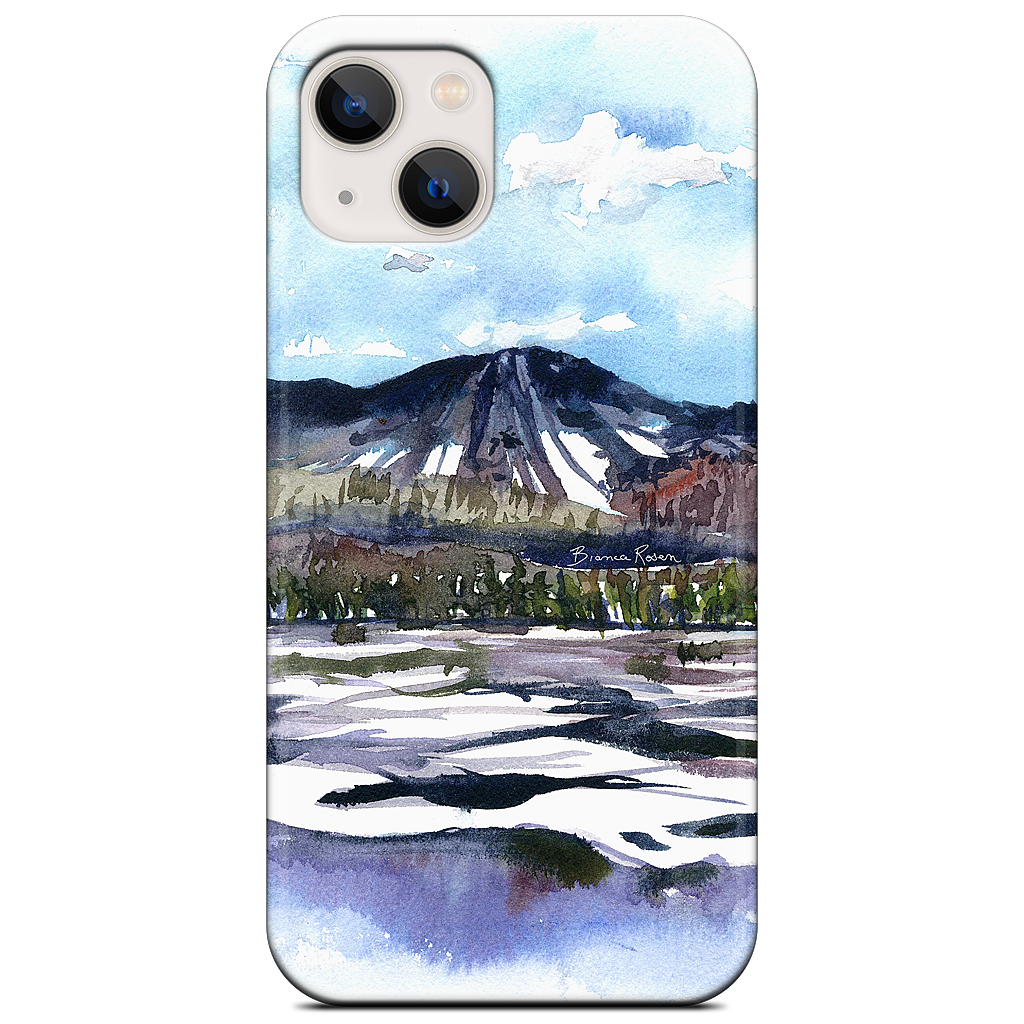 Ski Mountain iPhone Case