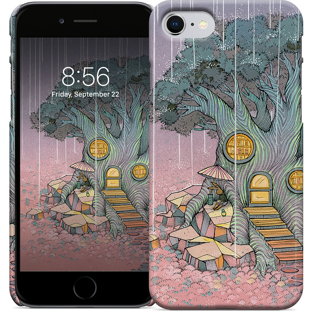 Rainy Day In The Library iPhone Case
