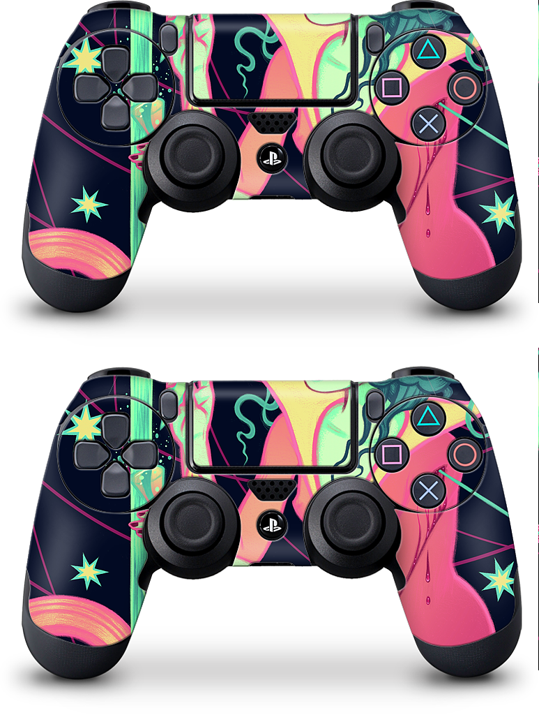 Vapor Wave PlayStation Skin