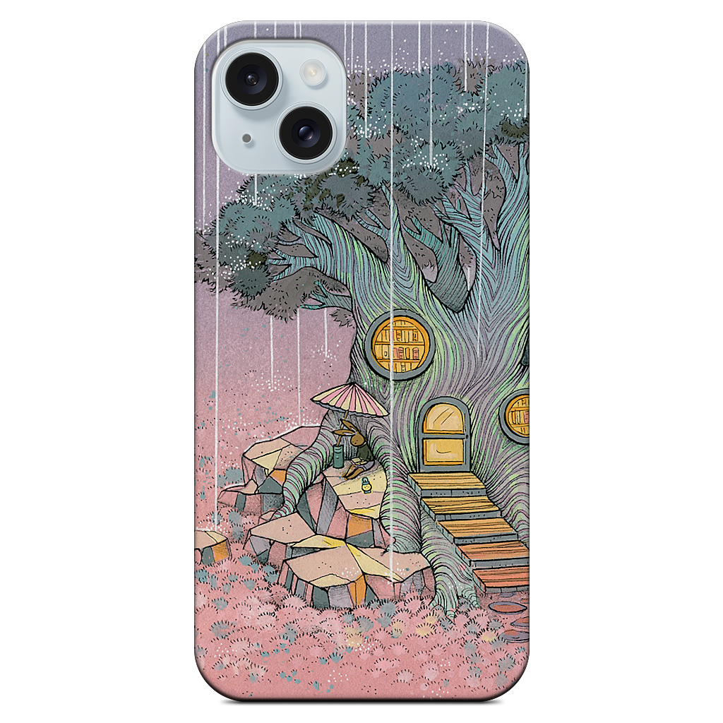 Rainy Day In The Library iPhone Case