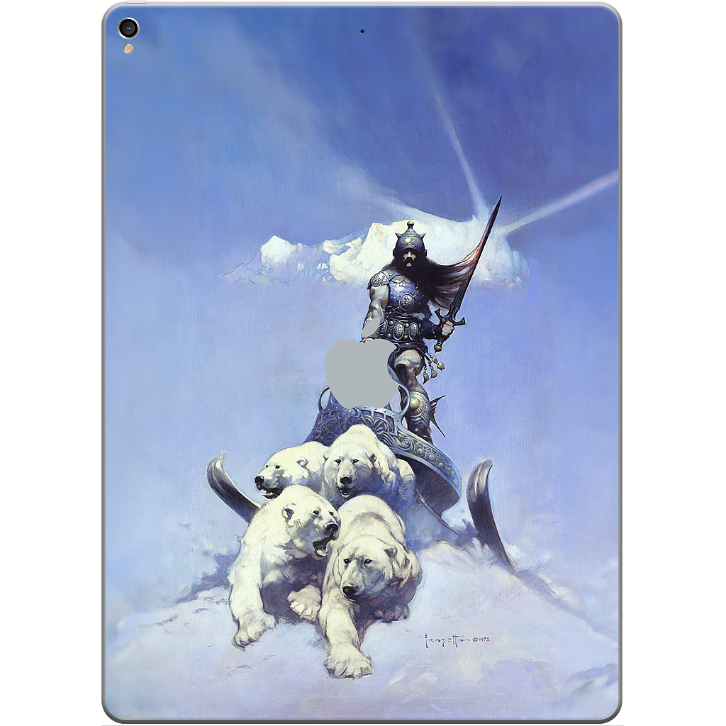 Silver Warrior iPad Skin