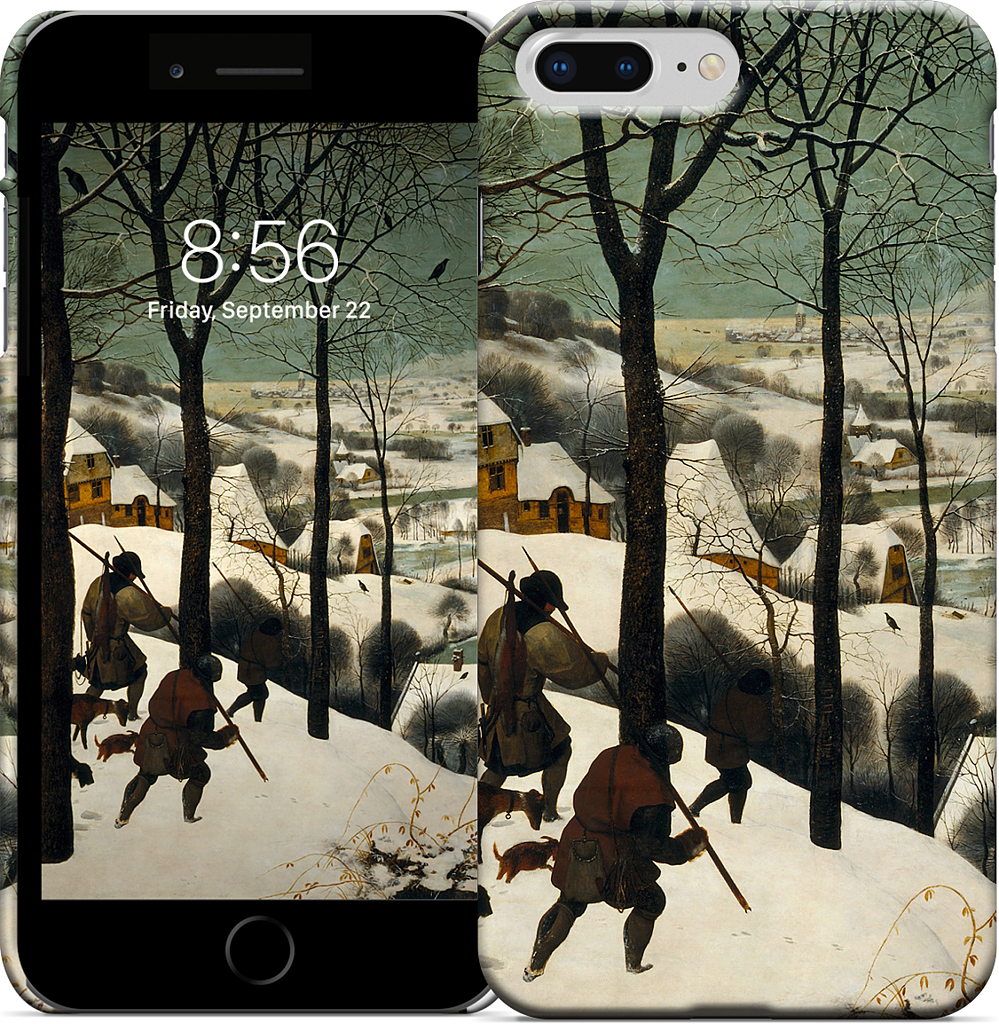 Hunters in the Snow iPhone Case