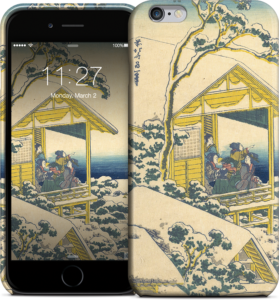 Morning After the Snow at Koishikawa in Edo (Koishikawa yuki no ashita) iPhone Case