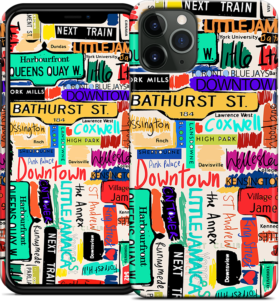 Toronto words iPhone Case