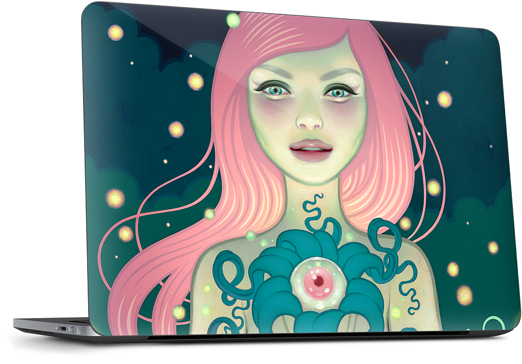 Midnight Bloom Dell Laptop Skin