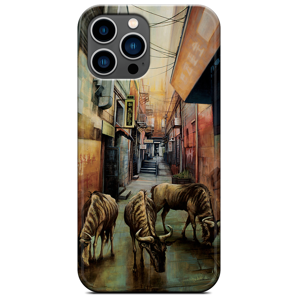 "Street of Three Beasts" -Levinson iPhone Case