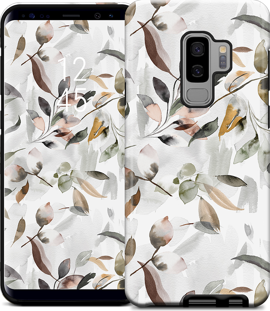 Watercolor Leaves Green Samsung Case