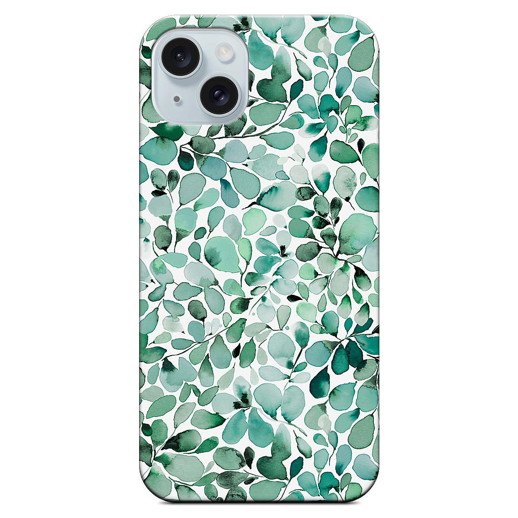 Eucalyptus Leafy Green iPhone Case