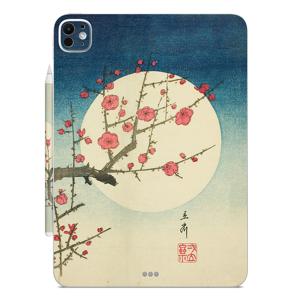 Red Plum Branch iPad Skin