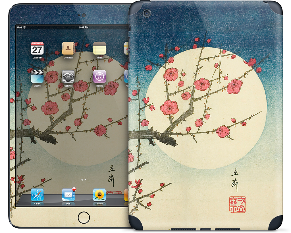 Red Plum Branch iPad Skin