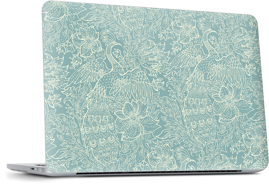 Peacock Dell Laptop Skin
