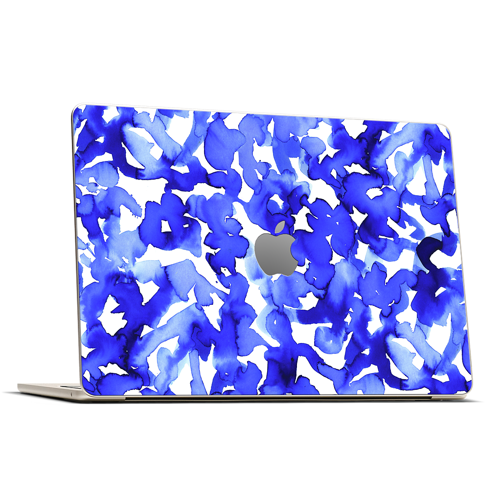 Energy Blue MacBook Skin
