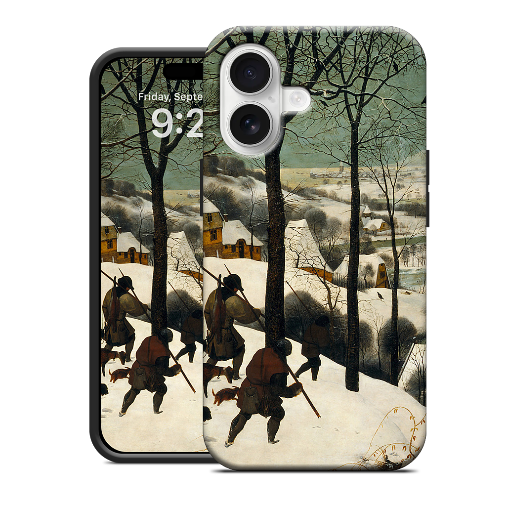 Hunters in the Snow iPhone Case