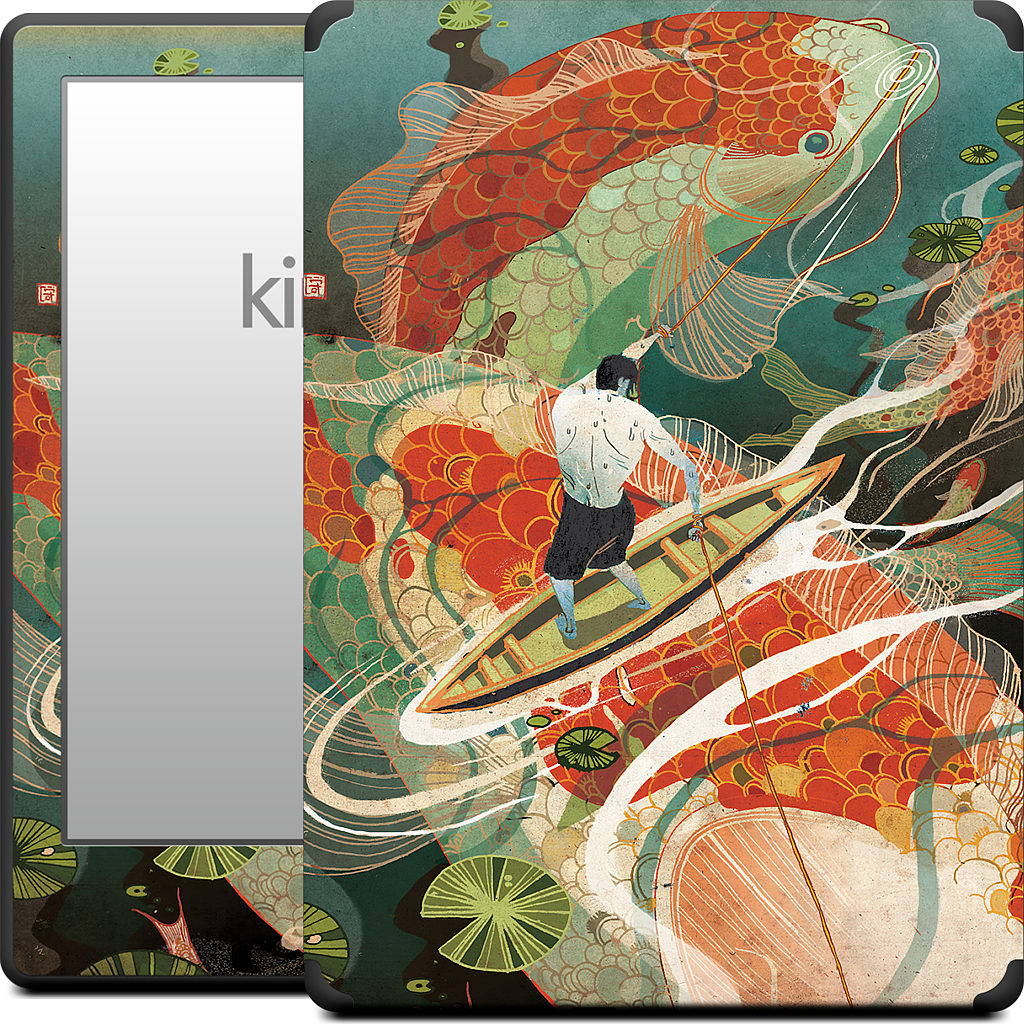 Koi Dance Kindle Skin