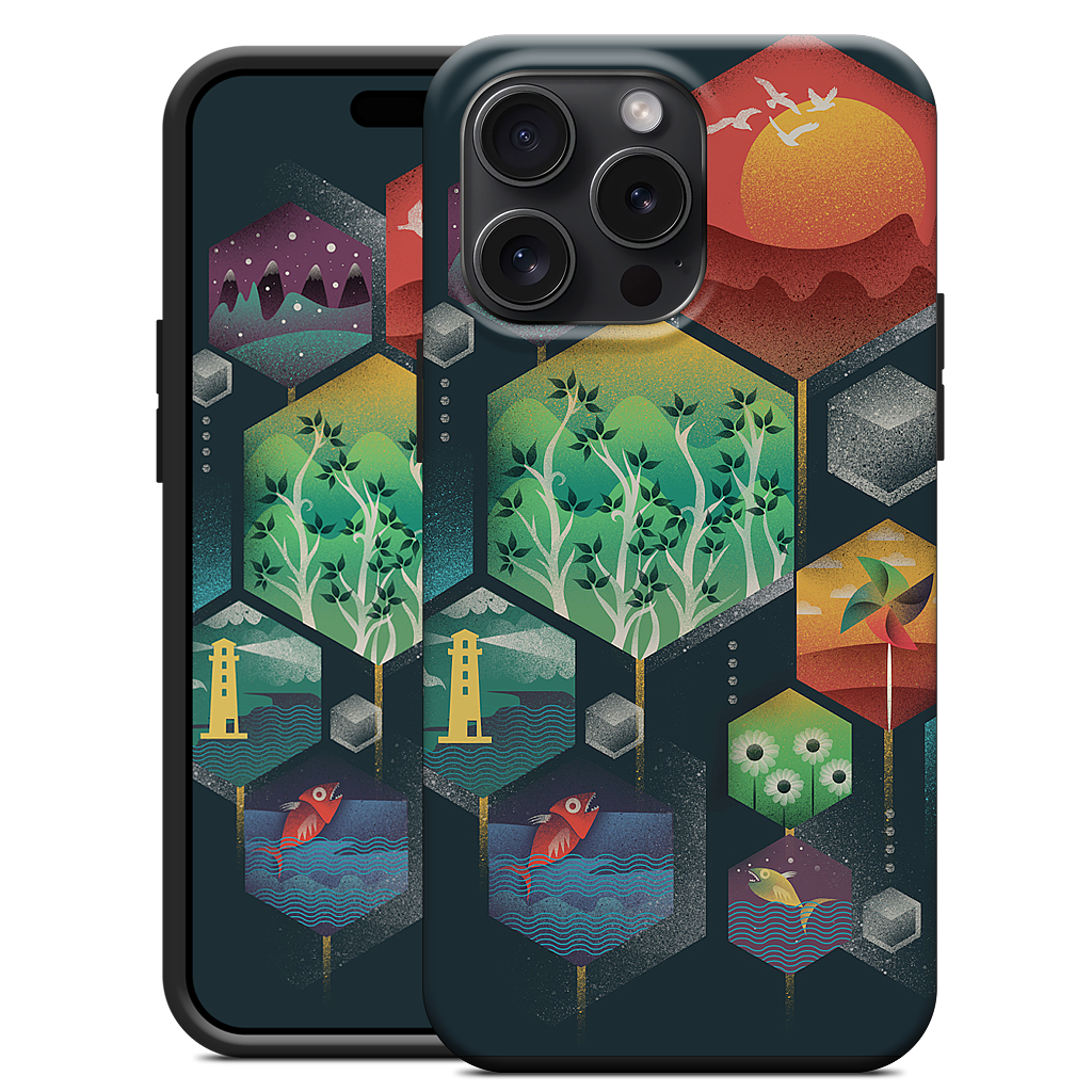 Geometrical Wonders iPhone Case
