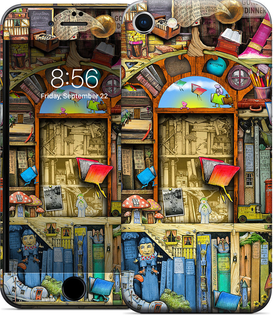 Bookshelf 2b iPhone Skin