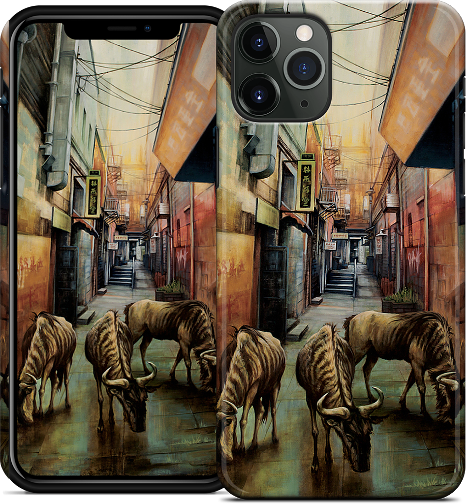 "Street of Three Beasts" -Levinson iPhone Case