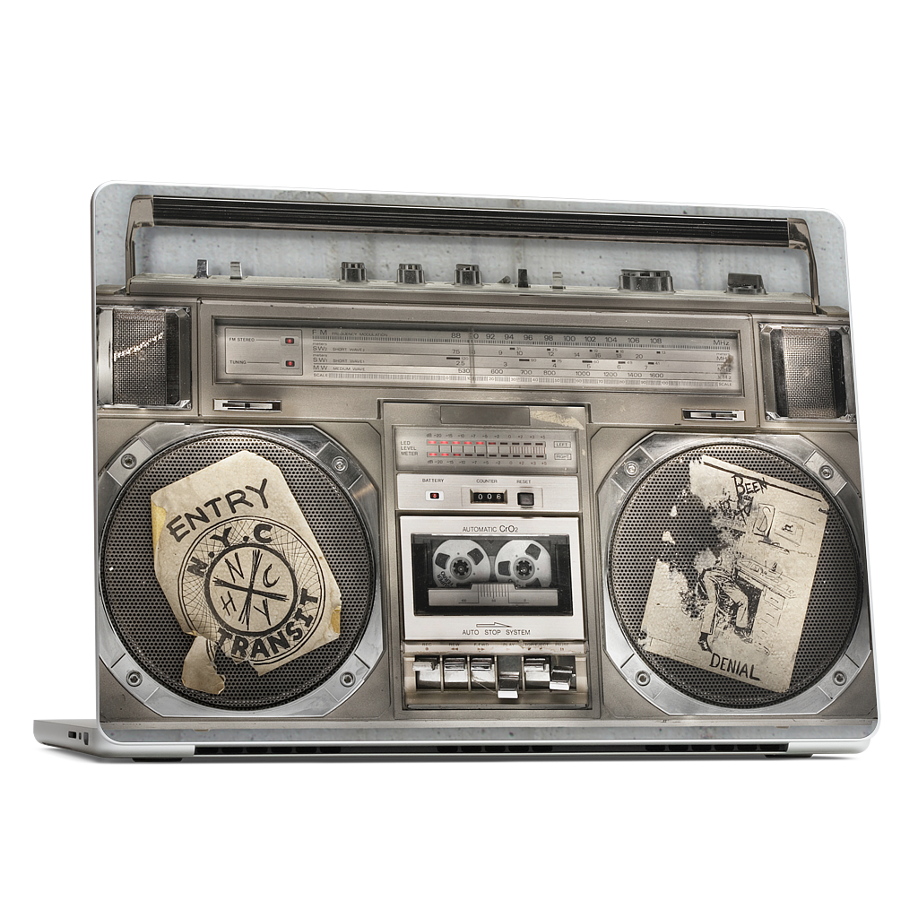 Boombox II MacBook Skin
