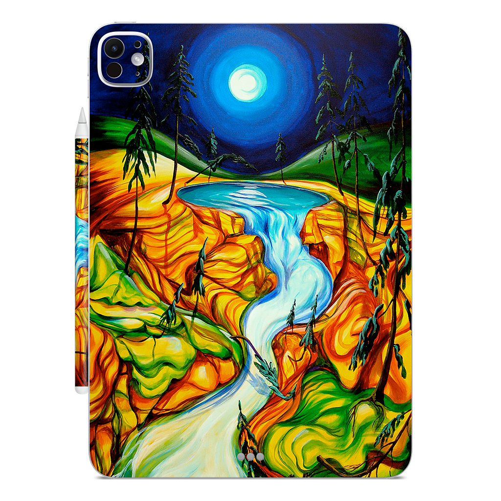 Cup Of Life Athabasca Falls Jasper iPad Skin