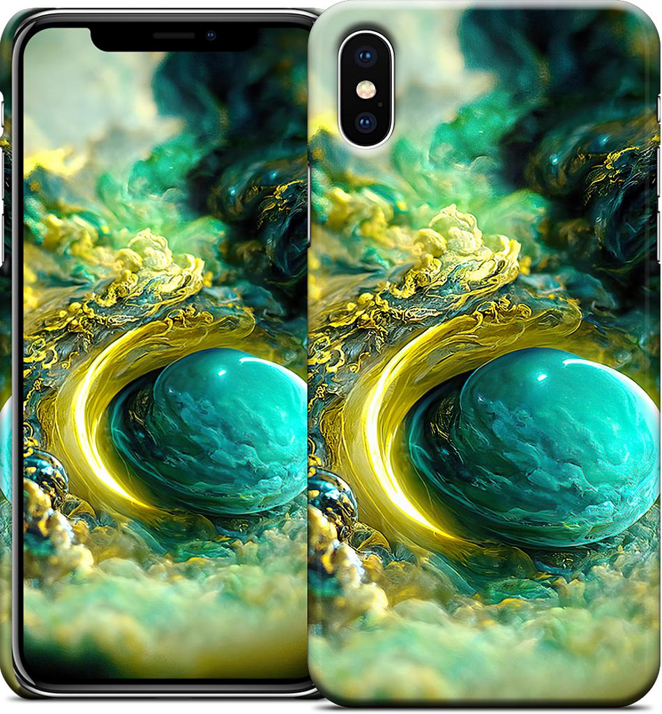 Planetary Accretion iPhone Case