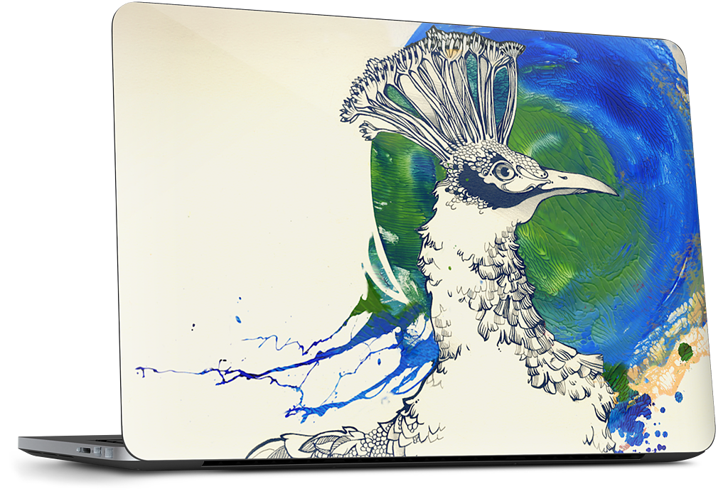 Pride of the Peacock Dell Laptop Skin