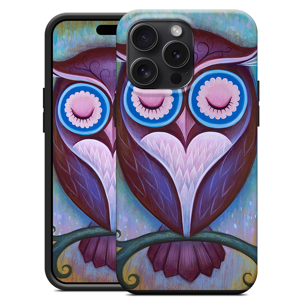 Sleepy Owl iPhone Case