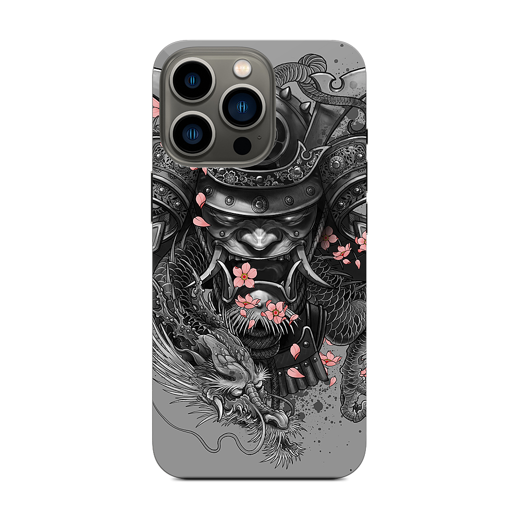 Samurai Dragon iPhone Skin
