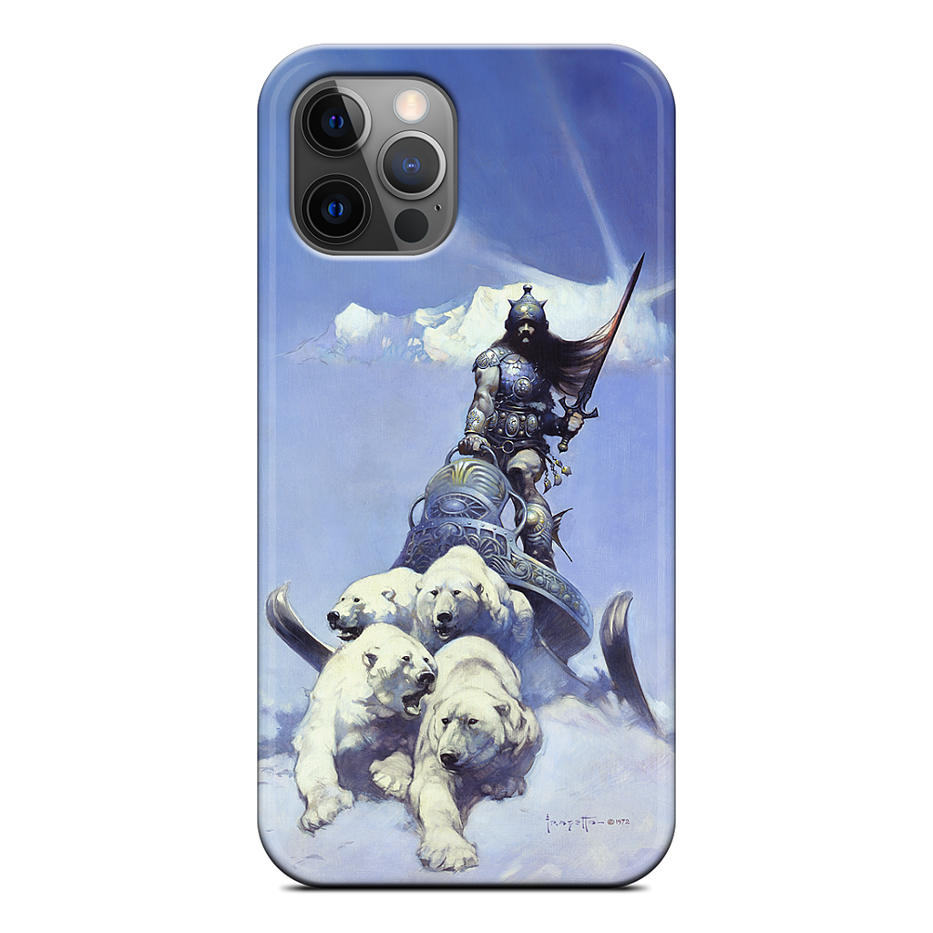 Silver Warrior iPhone Case