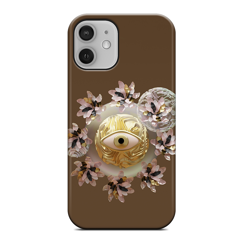 Golden Flowers iPhone Case