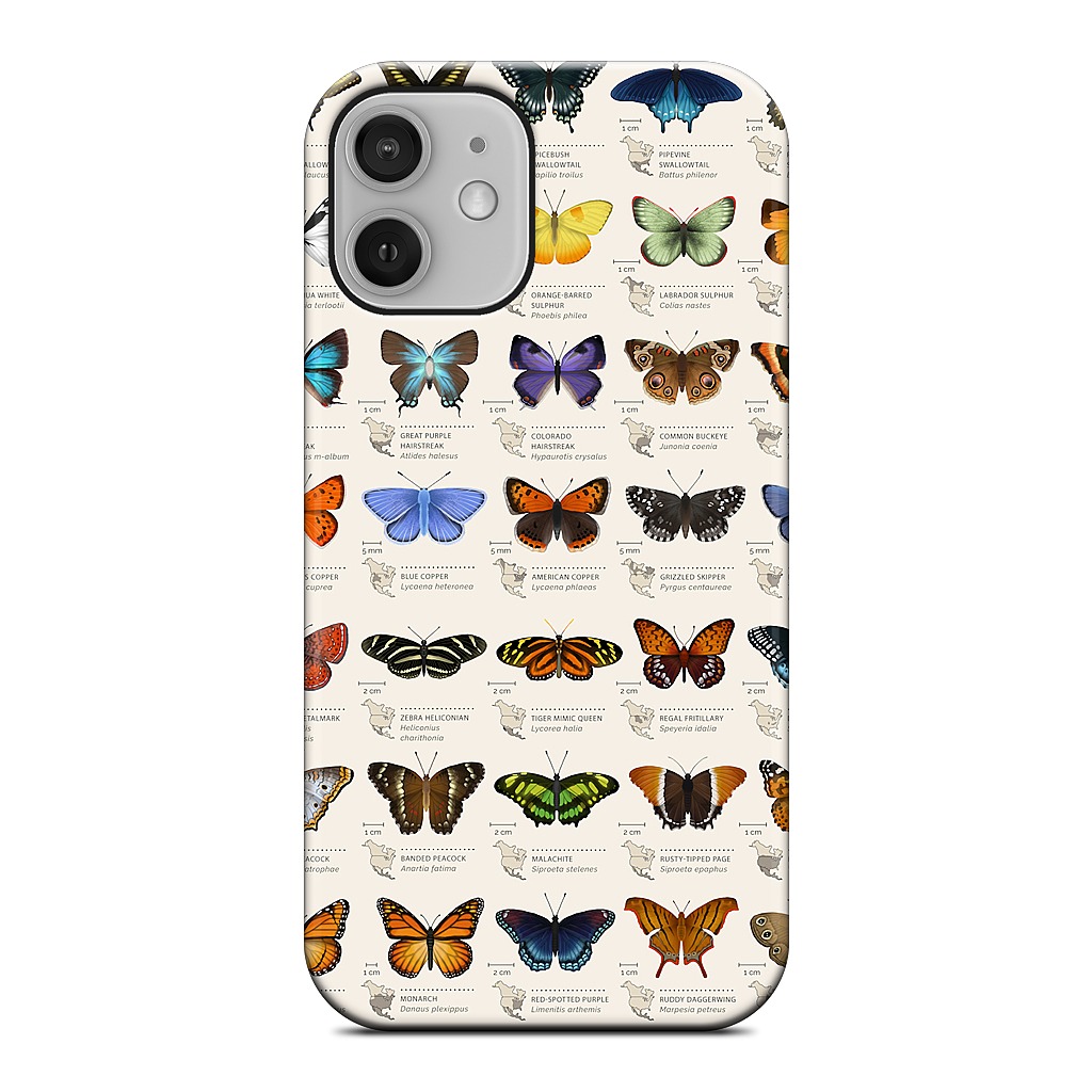 42 North American butterflies iPhone Case