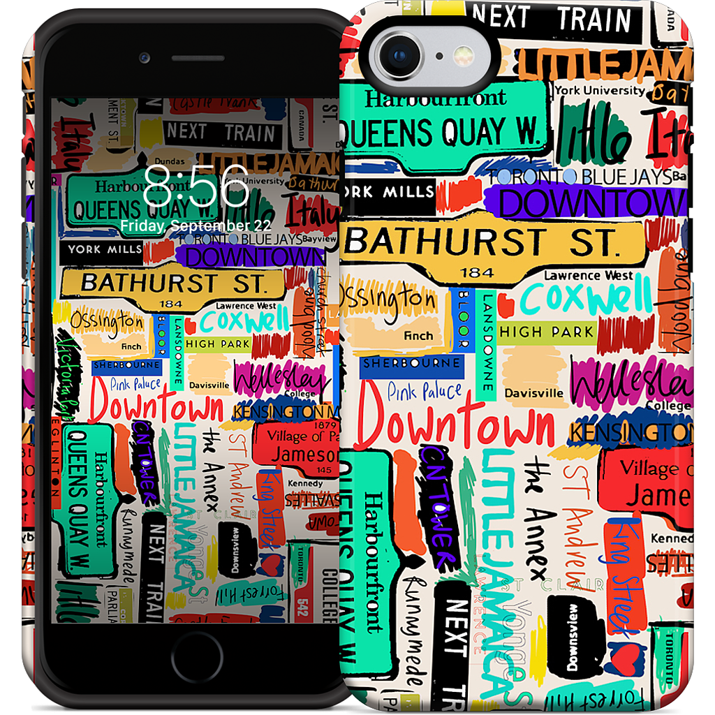 Toronto words iPhone Case