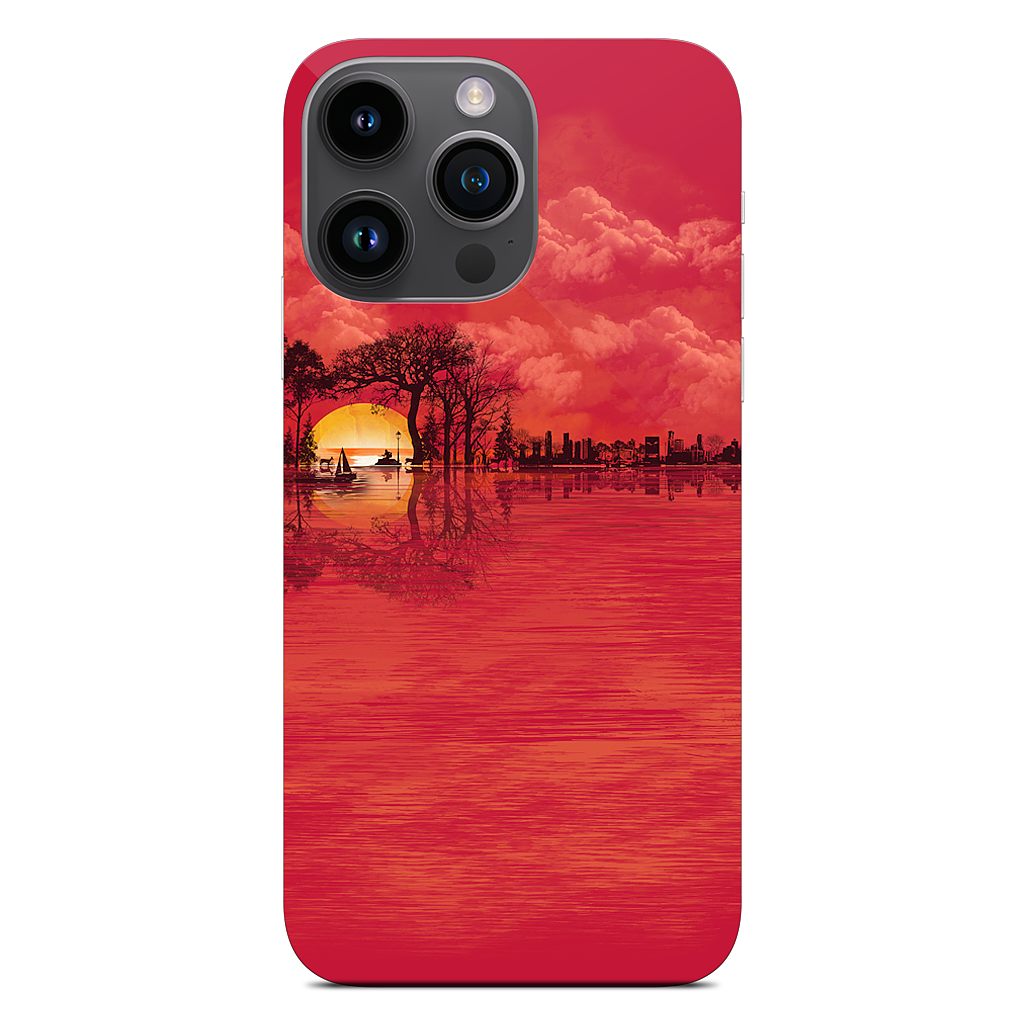 Musical Sunset iPhone Skin