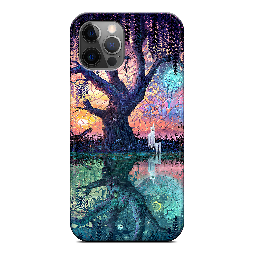 On the Banks of Broken Worlds iPhone Case