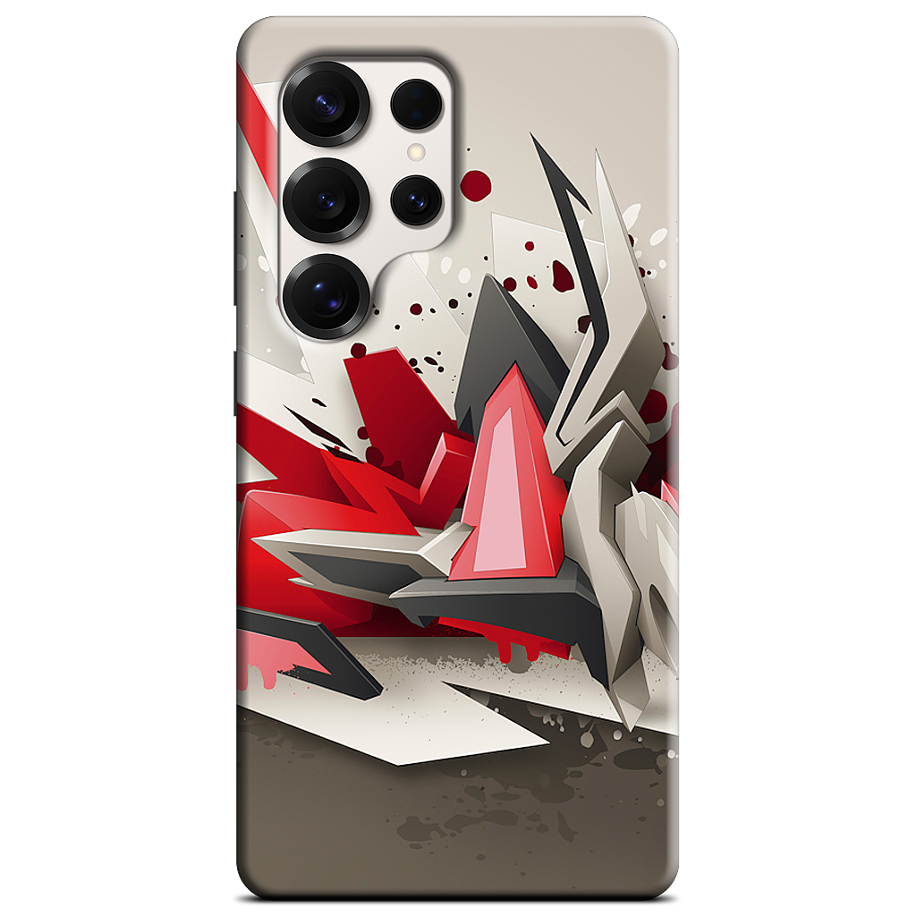 Red Metal Samsung Case