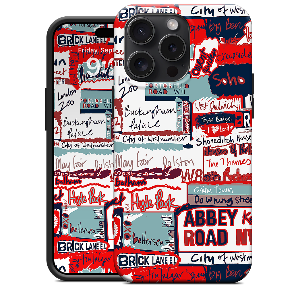 London Words iPhone Case