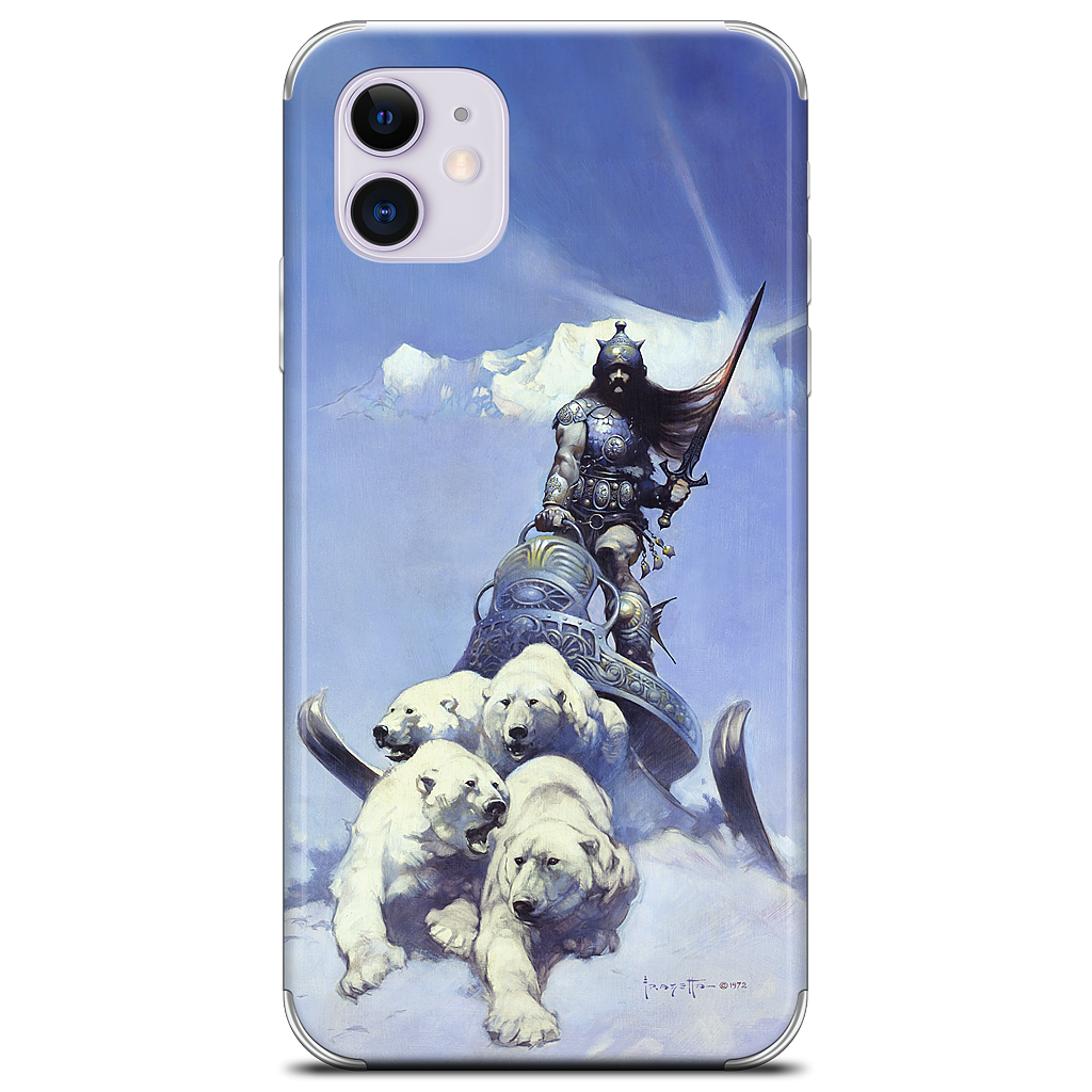 Silver Warrior iPhone Skin