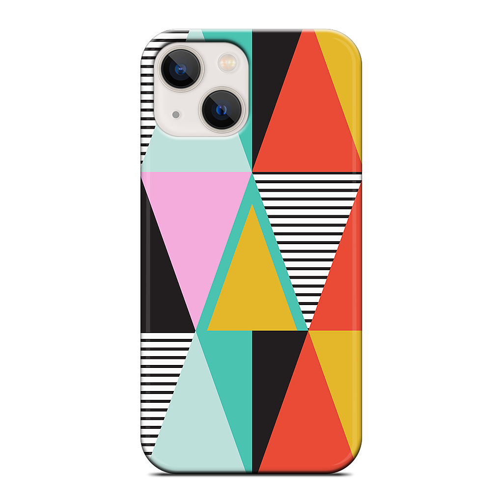 Graphic Triangles iPhone Case